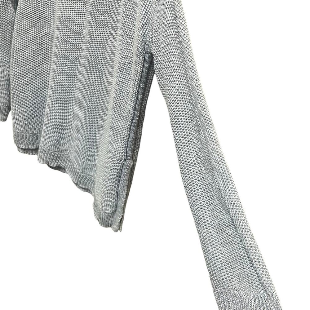 Polo Ralph Lauren Pure Linen Knit Crewneck Sweater Light Blue Womens Small - Picture 3 of 7